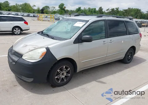 2004 Toyota Sienna Le z USA, uszkodzony, nr VIN 5TDZA23C24S023188